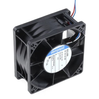 ebm-papst 8200 J Series Axial Fan 12V DC 26W 190 m³/h Airflow 2.16A Max IP20 80x80x38mm
