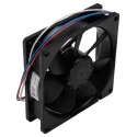 ebm-papst 3400 N Series Ball Bearing DC Axial Fan 12V DC 2.9W 241mA Max IP20 92mm x 92mm x 25mm 