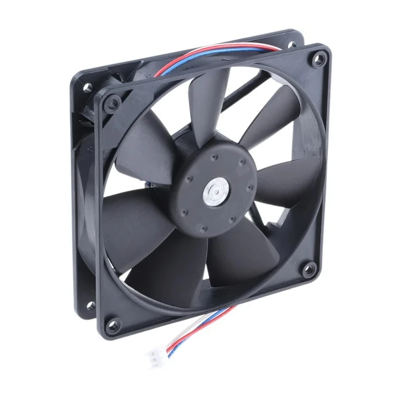 ebm-papst 4400 F Series Axial Fan, 12V dc, 170 m³/h Air Flow, 5.3 W, 441 mA Max Current, IP20, 119 mm x 119 mm x 25 mm Frame 