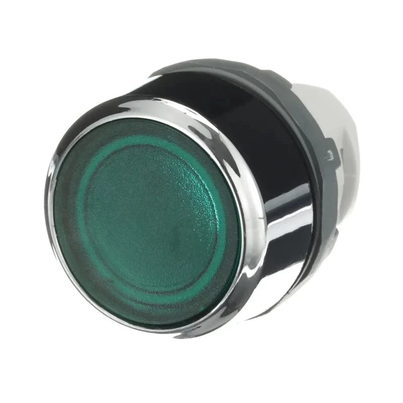 ABB Modular Series Green Momentary Push Button Head 22 mm Cutout IP66 1SFA611100R2102 MP1-21G