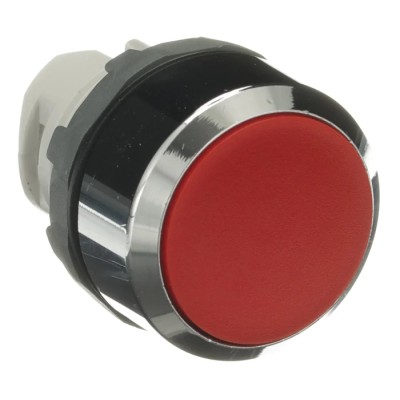 ABB Modular Series Red Momentary Push Button Head, 22 mm Cutout Diameter, IP66 Protection 1SFA611100R3001 MP1-30R