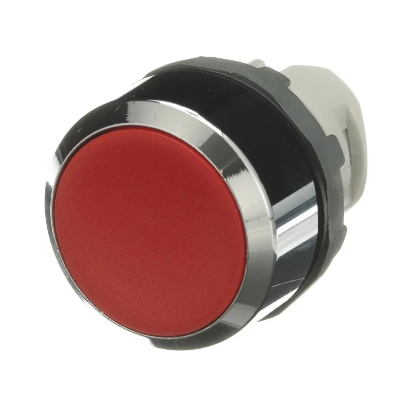 ABB Modular Series Red Momentary Push Button Head, 22 mm Cutout Diameter, IP66 Protection 1SFA611100R3001 MP1-30R