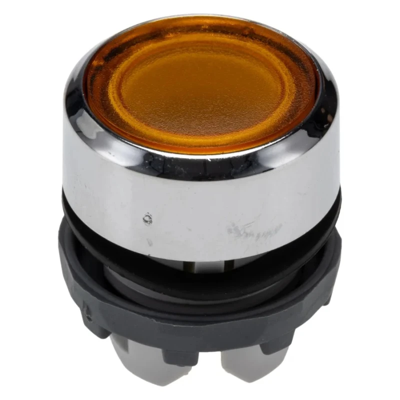ABB Modular Series Yellow Momentary Push Button Head 22mm Cutout IP66 1SFA611100R2103 MP1-21Y
