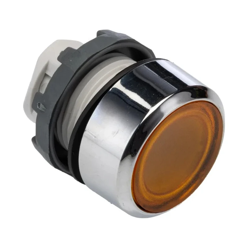 ABB Modular Series Yellow Momentary Push Button Head 22mm Cutout IP66 1SFA611100R2103 MP1-21Y
