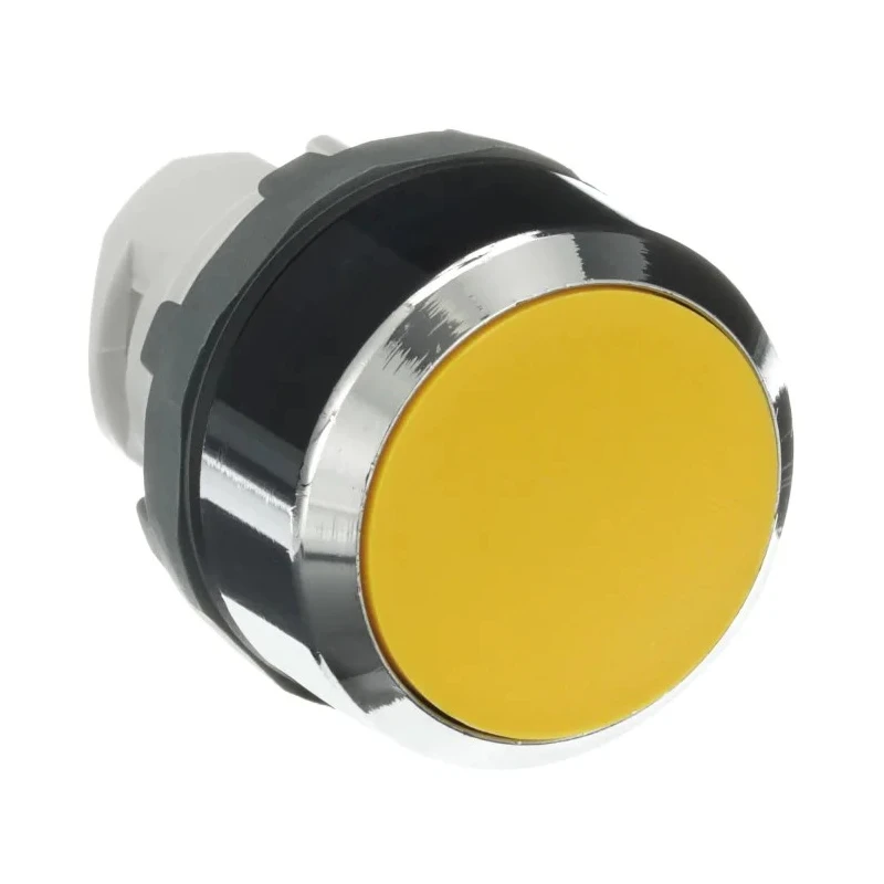 ABB Modular Series Yellow Momentary Push Button Head, 22 mm Cutout, IP66 1SFA611100R3003 MP1-30Y