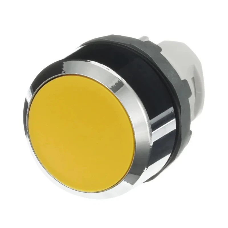 ABB Modular Series Yellow Momentary Push Button Head, 22 mm Cutout, IP66 1SFA611100R3003 MP1-30Y