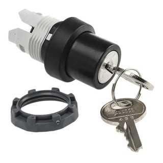 ABB Modular 3-position Key Switch Head with Spring Return to Centre 22 mm Cutout 1SFA611285R1001 M3SSK3-101