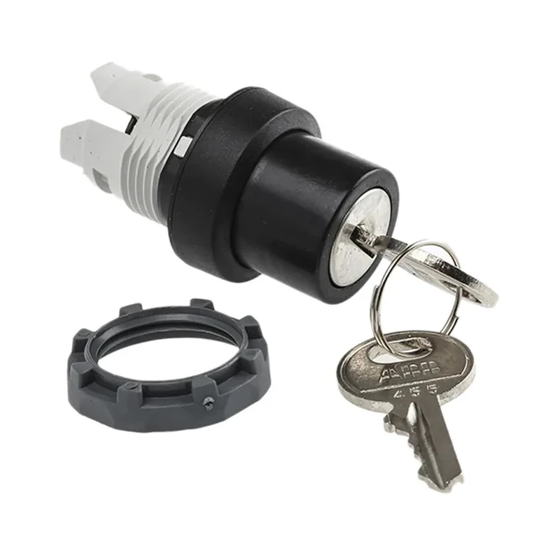 ABB Modular 3-position Key Switch Head with Spring Return to Centre 22 mm Cutout 1SFA611285R1001 M3SSK3-101