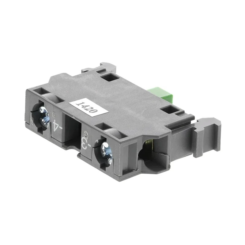 ABB Modular Series Contact Block 690V, 6A Current Rating, Screw Terminal, 1 NO Contact Configuration 1SFA611610R1001 MCB-10