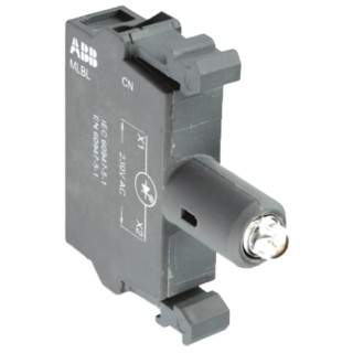 ABB Modular Series Light Block with Integrated LED 24V 9.2mA Screw Terminal Type 1SFA611621R1012 MLBL-01G