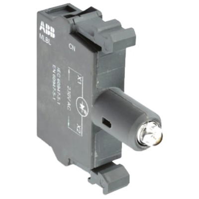 ABB Modular Series Light Block with Integrated LED 24V 9.2mA Screw Terminal Type 1SFA611621R1012 MLBL-01G