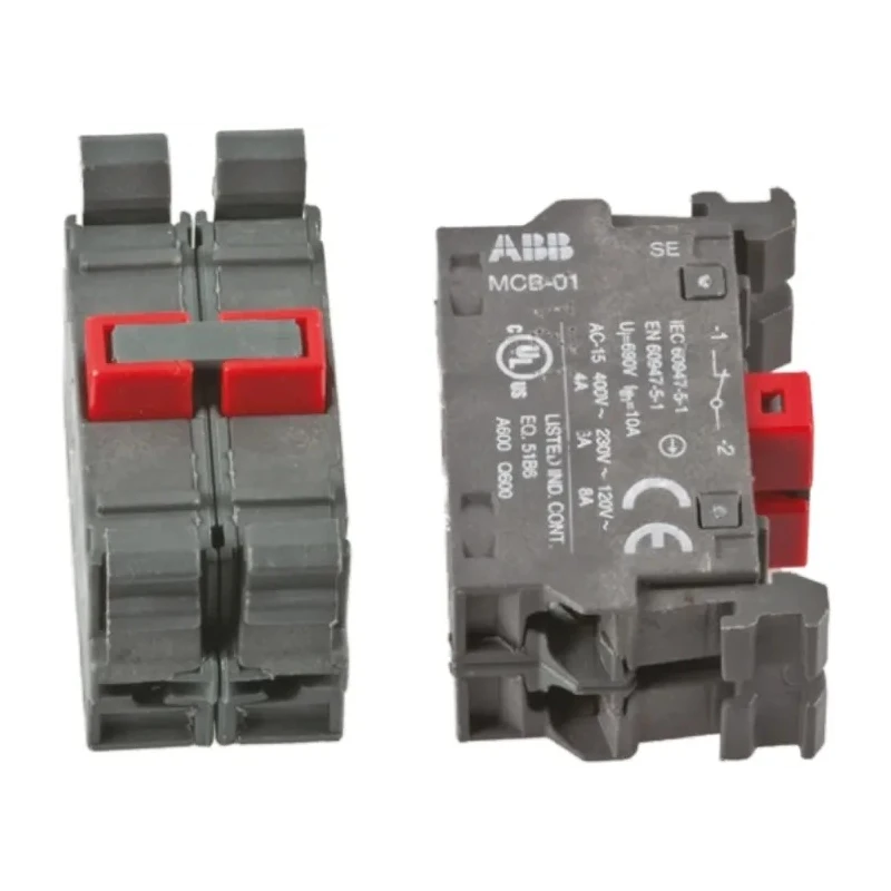 ABB Modular Series Contact Block 690V 2 NC Snap-In Terminal 1SFA611610R1020 MCB-02
