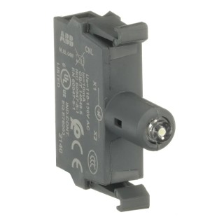 ABB Modular Series Light Block LED Indicator White Illumination 130V Screw Terminal 1SFA611621R1045 MLBL-04W