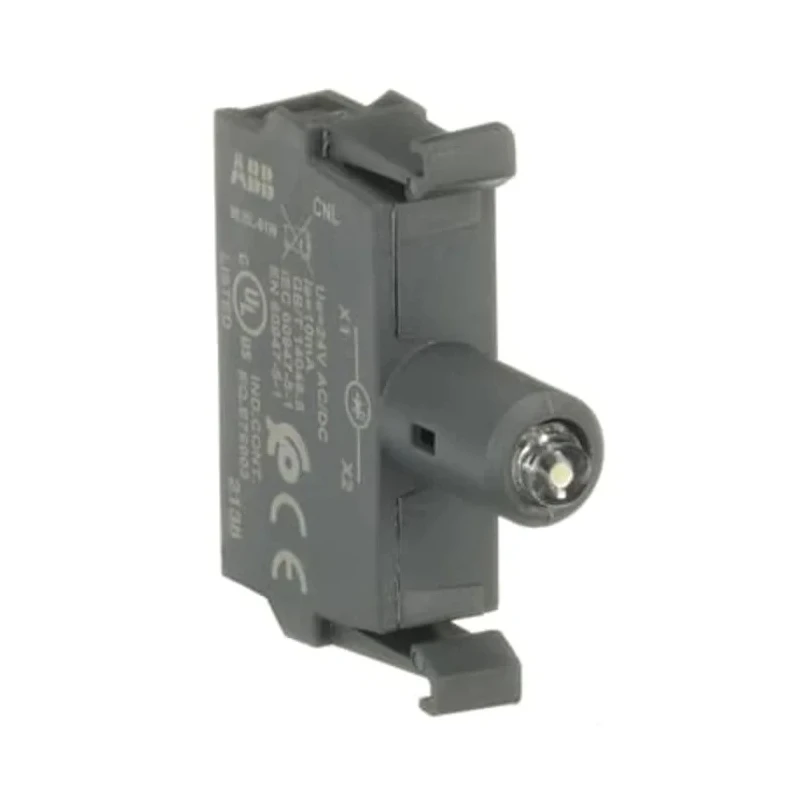 ABB Modular Series Light Block, 24V LED White Illumination with Screw Terminal 1SFA611621R1015 MLBL-01W