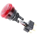 Omron A165E Series Twist Release Illuminated Emergency Stop Push Button Panel Mount 16 mm Cutout 2 NC IP65 A165E-LS-24D-02