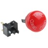 Omron Emergency Stop Push Button Panel Mount 16mm Cutout 1 NC Contact IP65 Twist Release A165E-S-01