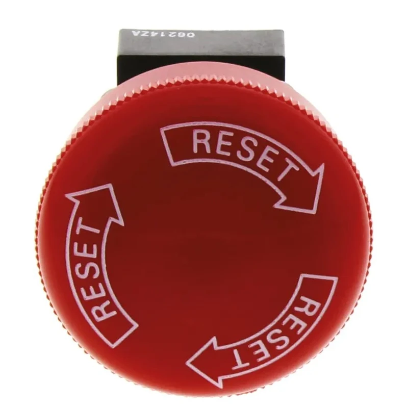 Omron Emergency Stop Push Button Panel Mount 16mm Cutout 1 NC Contact IP65 Twist Release A165E-S-01
