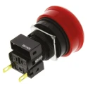 Omron Emergency Stop Push Button Panel Mount 16mm Cutout 1 NC Contact IP65 Twist Release A165E-S-01