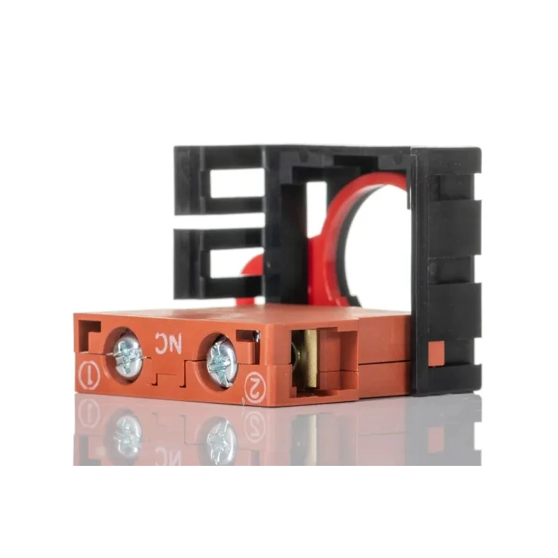 BACO Omron A22E Series Twist Release Emergency Stop Push Button, Panel Mount, 22mm Cutout, 1 NC Contact, IP65 A22E-M-01