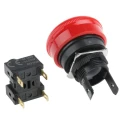Omron A165E Series Twist Release Emergency Stop Push Button Panel Mount 16mm Cutout 2 NC IP65 A165E-S-02