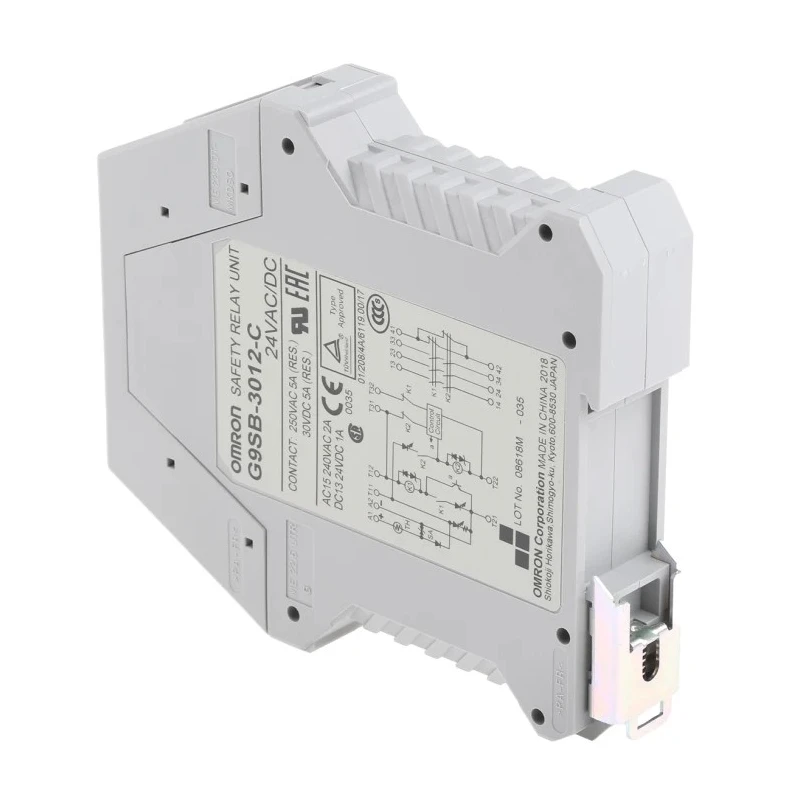 Omron 24V AC/DC Safety Relay with 3 Safety Contacts and 1 Auxiliary Contact G9SB