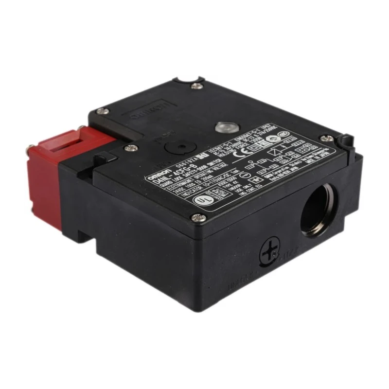 Omron Solenoid Interlock Switch with Power to Lock Function, 24V DC, IP67, Plastic Housing, 2 NC Contacts D4NL