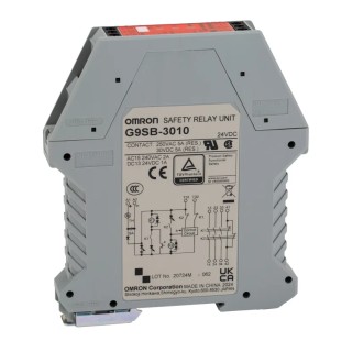 Omron 24V DC Safety Relay with 3 Safety Contacts and 1 Auxiliary Contact G9SB