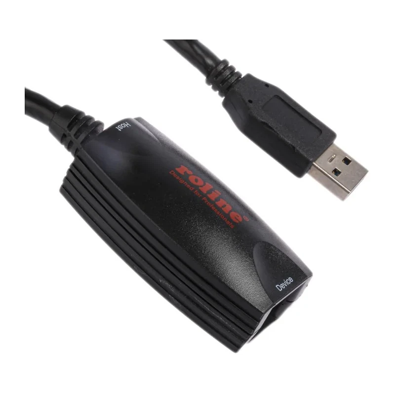 Roline USB 3.0 Black Female USB Type A to Female USB Type A Extension Cable 5m 12.04.1096-8