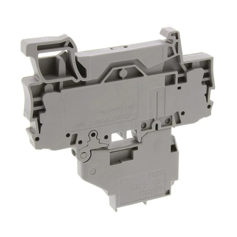 WAGO 2002 Series Fuse Terminal Block Grey 2.5mm² 1-Level Fused Cage Clamp ATEX 2002-1611
