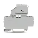WAGO 2002 Series Fuse Terminal Block Grey 2.5mm² 1-Level Fused Cage Clamp ATEX 2002-1611