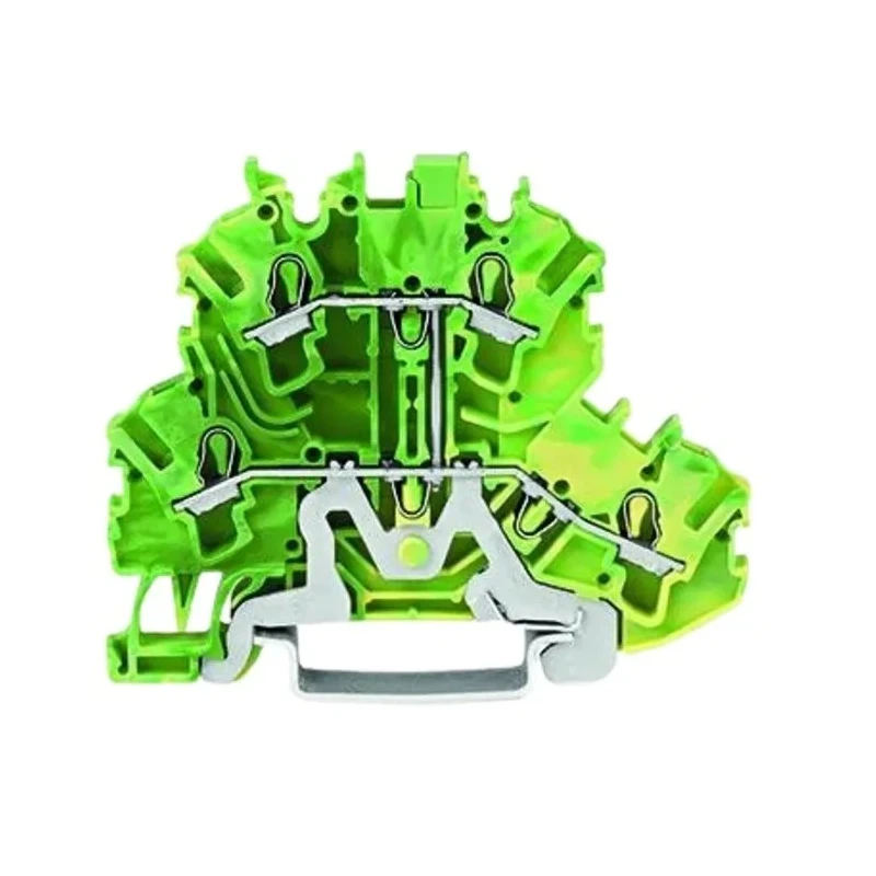 WAGO 2002 Series Earth Terminal Block 2.5mm², 2-Level Cage Clamp 500V IECEx/ATEX 2002-2207