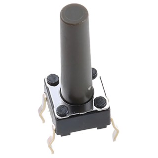 Alps Alpine Grey Tactile Switch Stem, 17 mm, SPST 50mA 12 V DC Through Hole SKHHDJA010