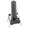 Alps Alpine Grey Tactile Switch Stem, 17 mm, SPST 50mA 12 V DC Through Hole SKHHDJA010