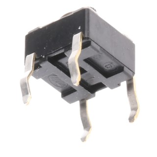 Alps Alpine Grey Tactile Switch Stem 5 mm SPST 50mA 12 V dc Through Hole SKHHAMA010