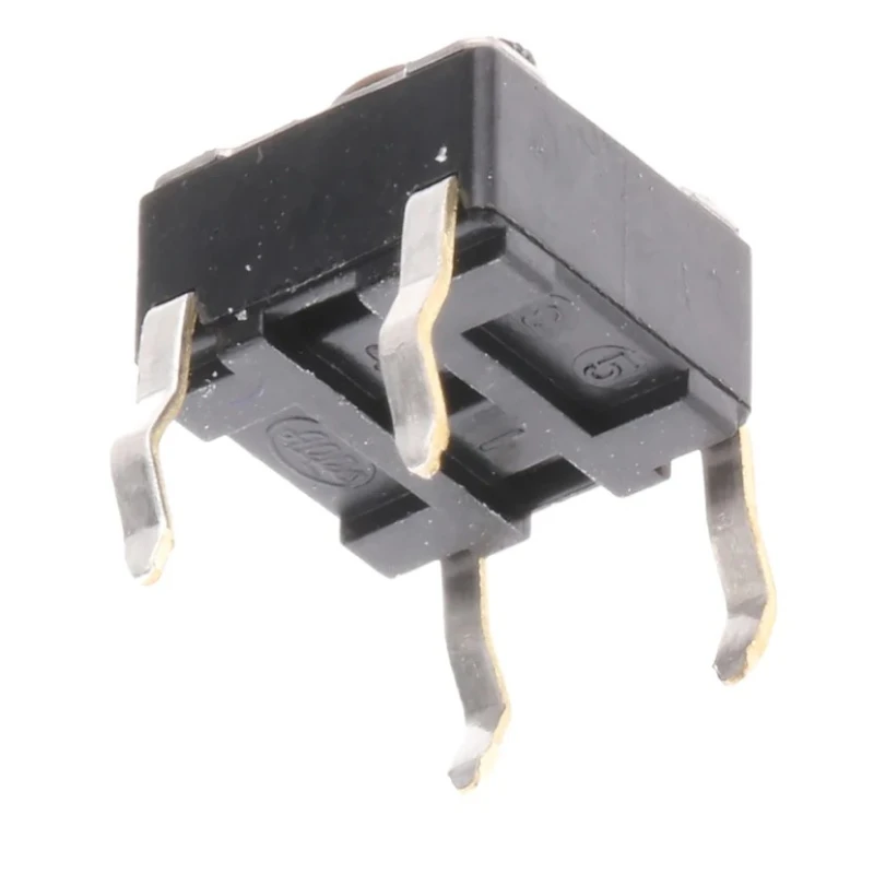 Alps Alpine Grey Tactile Switch Stem 5 mm SPST 50mA 12 V dc Through Hole SKHHAMA010