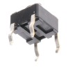 Alps Alpine Grey Tactile Switch Stem 5 mm SPST 50mA 12 V dc Through Hole SKHHAMA010