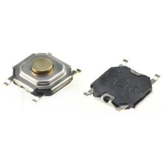 Alps Alpine Tactile Switch Stem SPST 50mA 12 V dc Surface Mount 1.5 mm Actuator SKQGAFE010