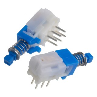 Alps Alpine SPUJ Series Push Button Switch DPDT PCB Mount Latching 30 V DC SPUJ190900