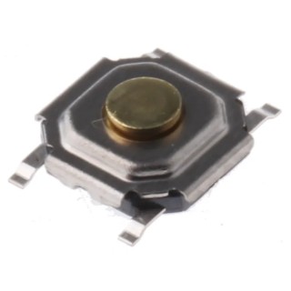 Alps Alpine Tactile Switch Stem 1.5 mm SPST 50mA 12 V dc Surface Mount SKQGABE010