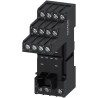Siemens 4 Way Snap-On DIN Rail Relay Socket for PT Series LZS:PT78742