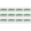RS PRO Adhesive Pre-Printed Green Label Tested for Electrical Safety 40mm x 15mm 120 Per Pack 758-7905