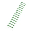 RS PRO Pre-Printed Adhesive Label Checked, Vinyl Cloth, 38mm x 15mm, Green Text on White, Pack of 140, Model 758-7970
