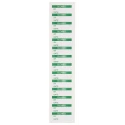 RS PRO Pre-Printed Adhesive Label Cleaned Vinyl Cloth 38mm x 15mm 140 Per Pack 758-7973