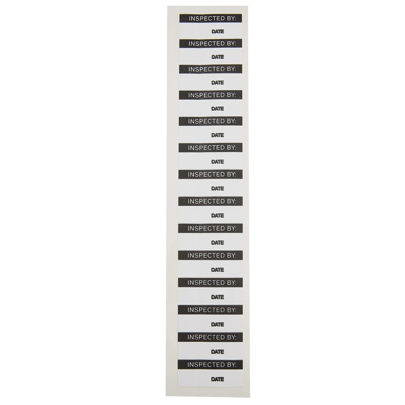 RS PRO Adhesive Pre-Printed Adhesive Label Inspected By, Vinyl Cloth, 38mm x 15mm, Pack of 140 758-7977