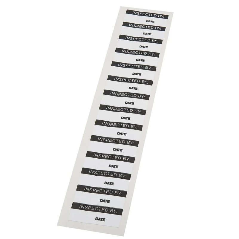 RS PRO Adhesive Pre-Printed Adhesive Label Inspected By, Vinyl Cloth, 38mm x 15mm, Pack of 140 758-7977