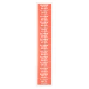 RS PRO Pre-Printed Adhesive Label 38mm x 15mm White Text on Red - Equipment Not To Be Used 758-7992
