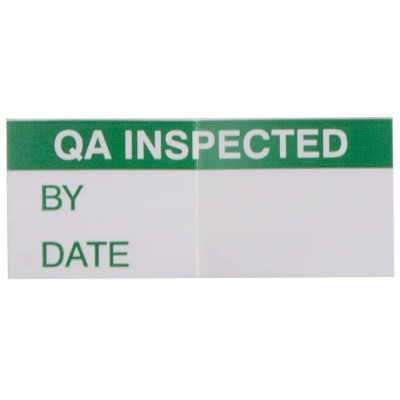 RS PRO Pre-Printed Adhesive Label QA Inspected Vinyl Cloth Label 38mm x 15mm 140 Per Pack 758-7967