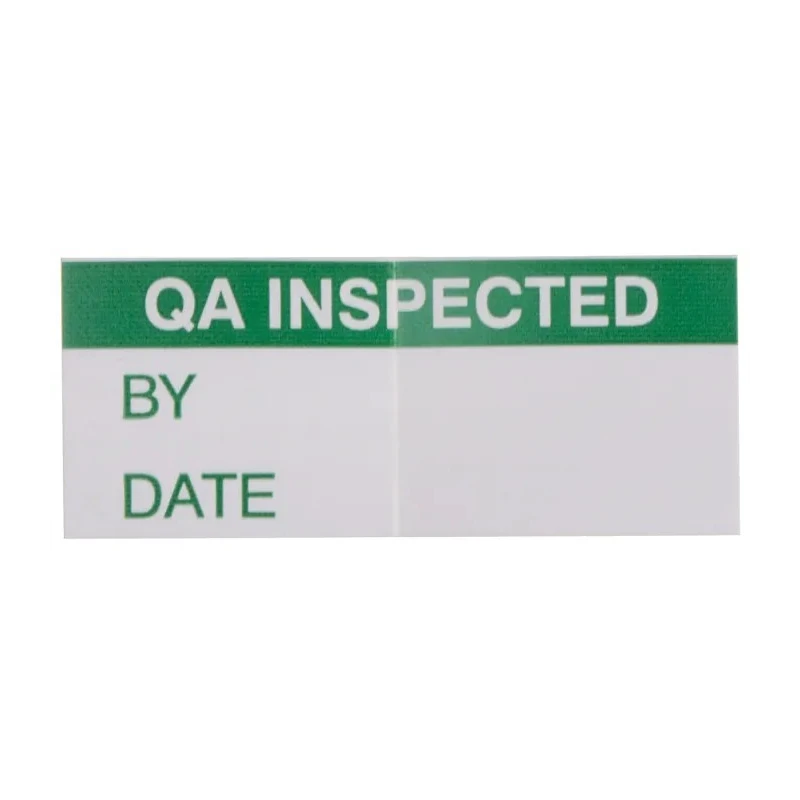 RS PRO Pre-Printed Adhesive Label QA Inspected Vinyl Cloth Label 38mm x 15mm 140 Per Pack 758-7967