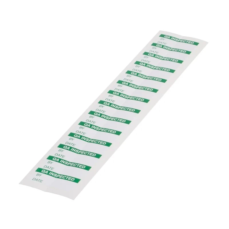 RS PRO Pre-Printed Adhesive Label QA Inspected Vinyl Cloth Label 38mm x 15mm 140 Per Pack 758-7967