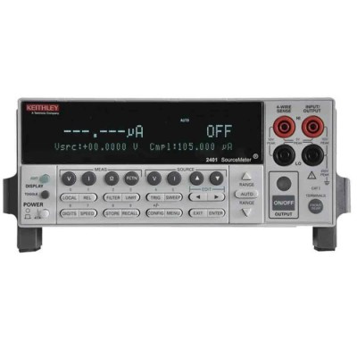 Keithley 2400 Series Source Meter, Single Channel, ±200 mV to ±20 V, ±1 μA to ±1 A, 20W Output 2401.